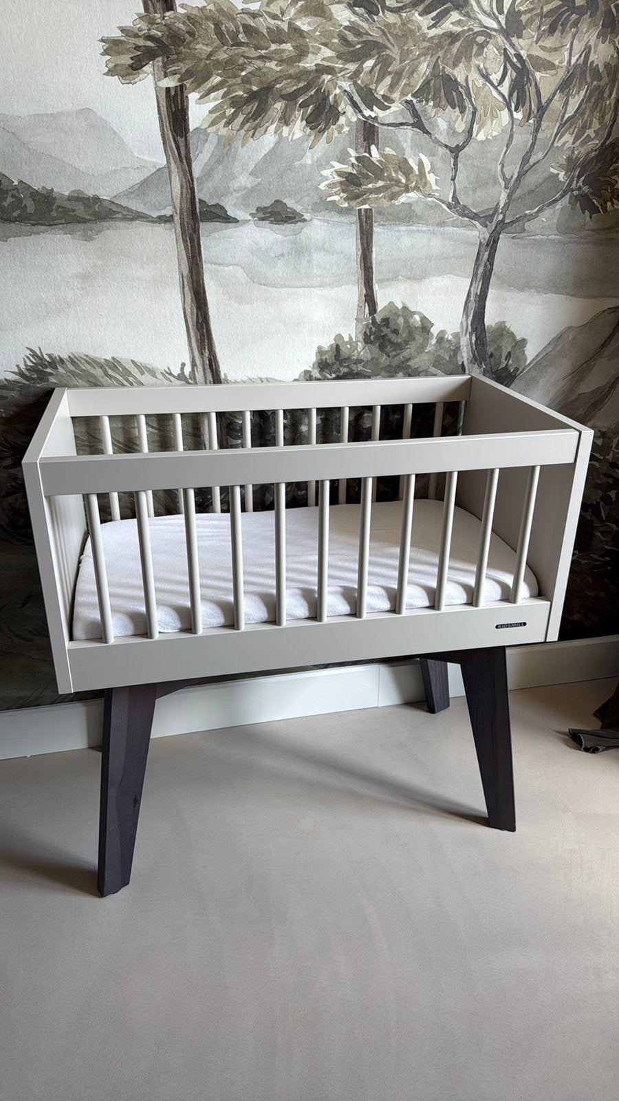 Kidsmill wieg beige Oatmeal incl matras, Ophalen, Wieg, Zo goed als nieuw, Nvt