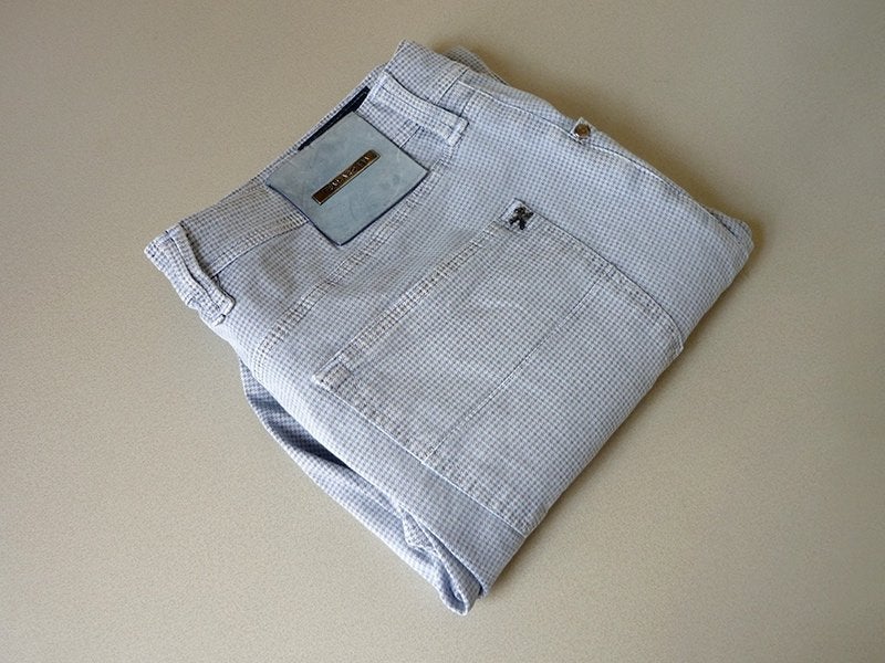 Tramarossa, leonardo zip stretch, slim fit, maat W38 (=56), Maat 52/54 (L), Blauw, Tramarossa, Ophalen of Verzenden