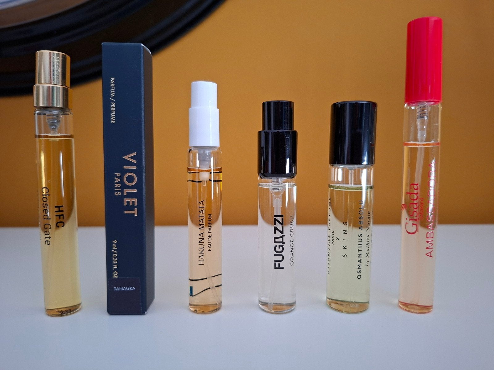 Travelsprays niche parfum 6x, Sieraden, Tassen en Uiterlijk, Uiterlijk | Parfum, Ophalen of Verzenden, Zo goed als nieuw