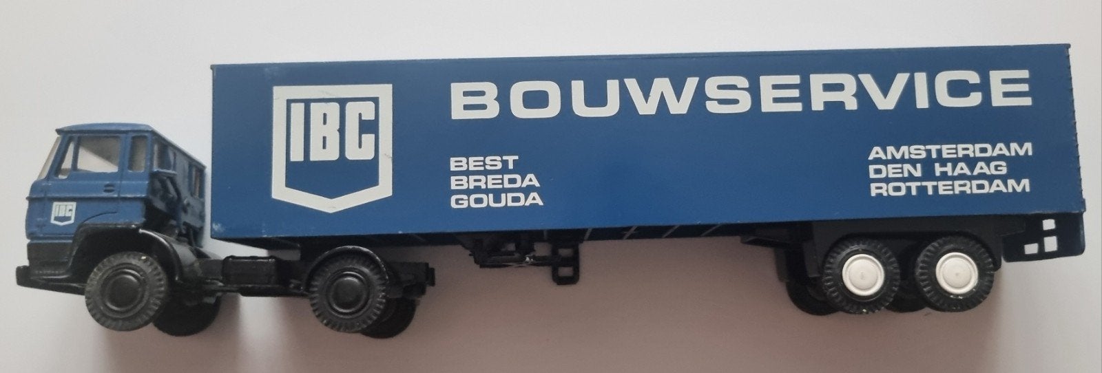 DAF 2309 Vrachtwagen met oplegger IBC Bouwservice Lion Car, Hobby en Vrije tijd, Ophalen of Verzenden, Zo goed als nieuw, Bus of Vrachtwagen