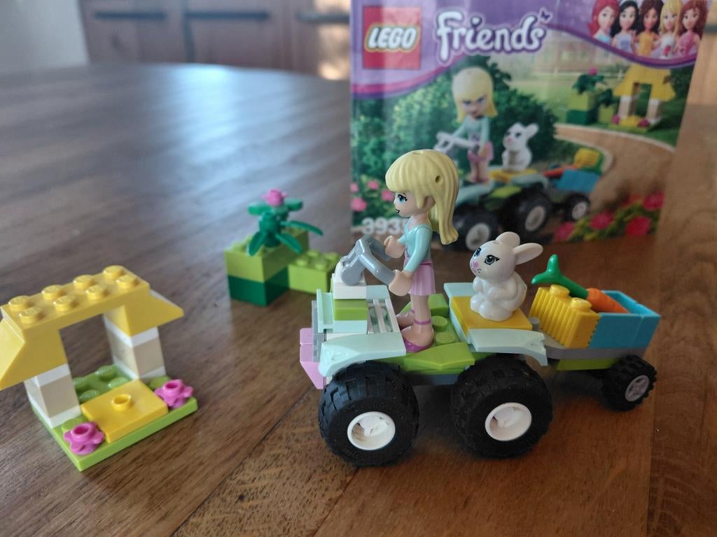 Lego Friends 3935 Stephanie's Huisdierentransport, Compleet, Lego, Friends, Ophalen of Verzenden