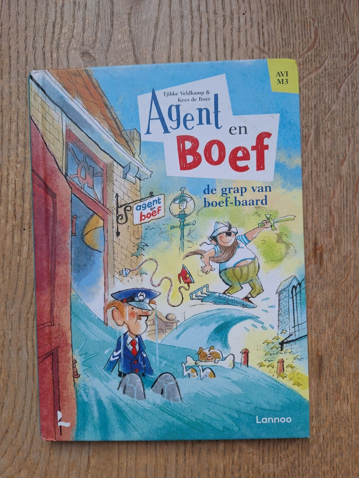 Agent en Boef: De grap van boef-baard - AVI M3, Ophalen, Gelezen, Tjibbe Veldkamp & Kees de Boer, Fictie algemeen