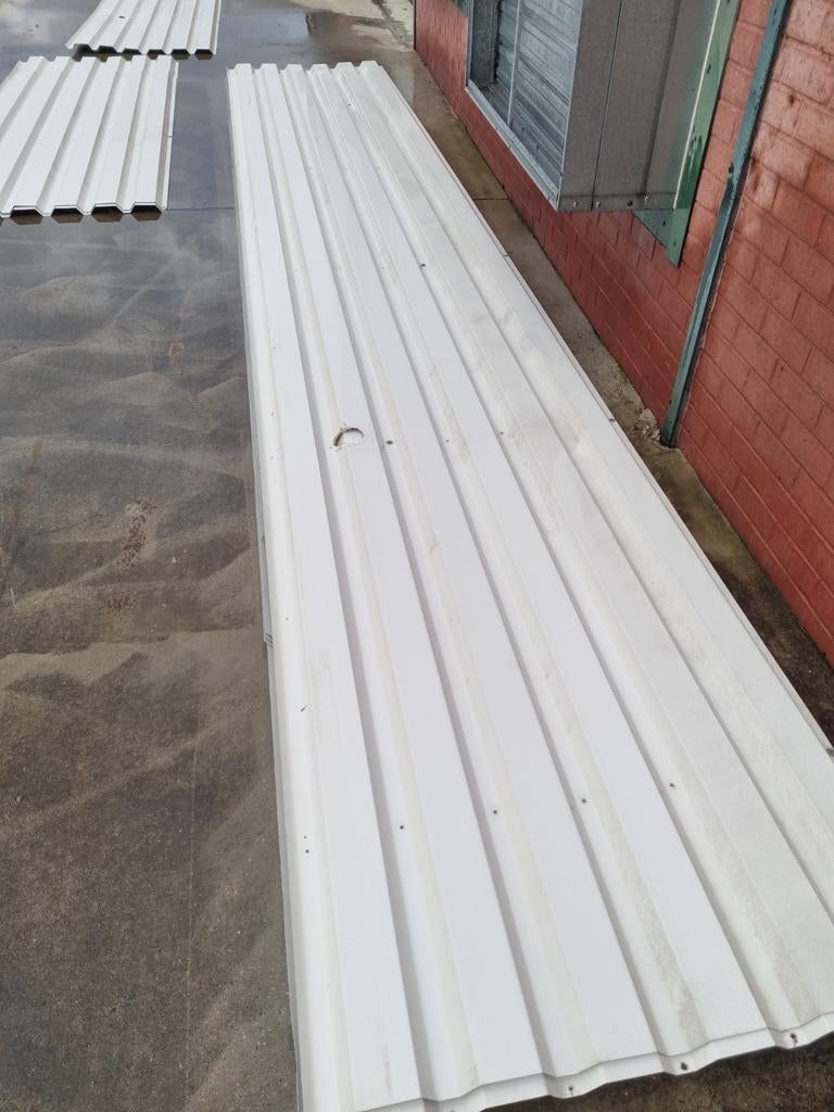 Damwand platen wit, Ophalen of Verzenden, Gebruikt