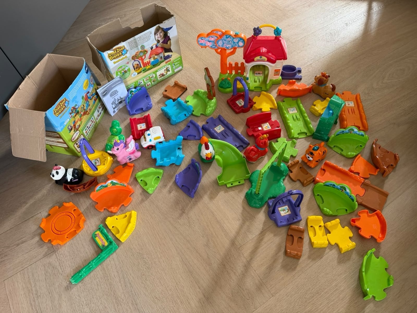 VTech Zoef Zoef Dieren Speelset met veel extra's, Ophalen of Verzenden, Gebruikt, Jongen of Meisje