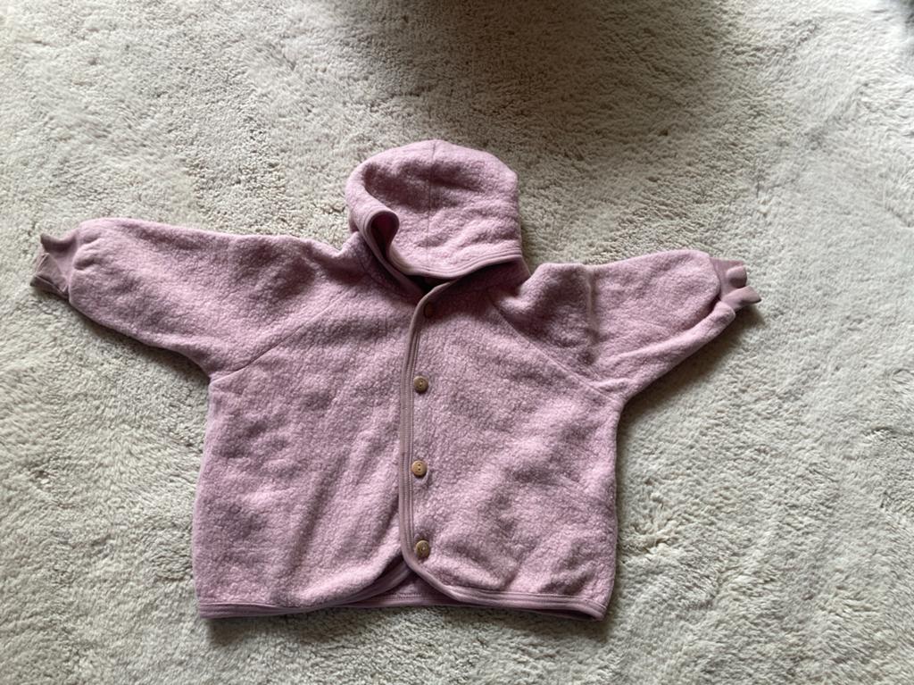 Roze wollen Engel jasje 86/92, Kinderen en Baby's, Ophalen, Gebruikt, Meisje