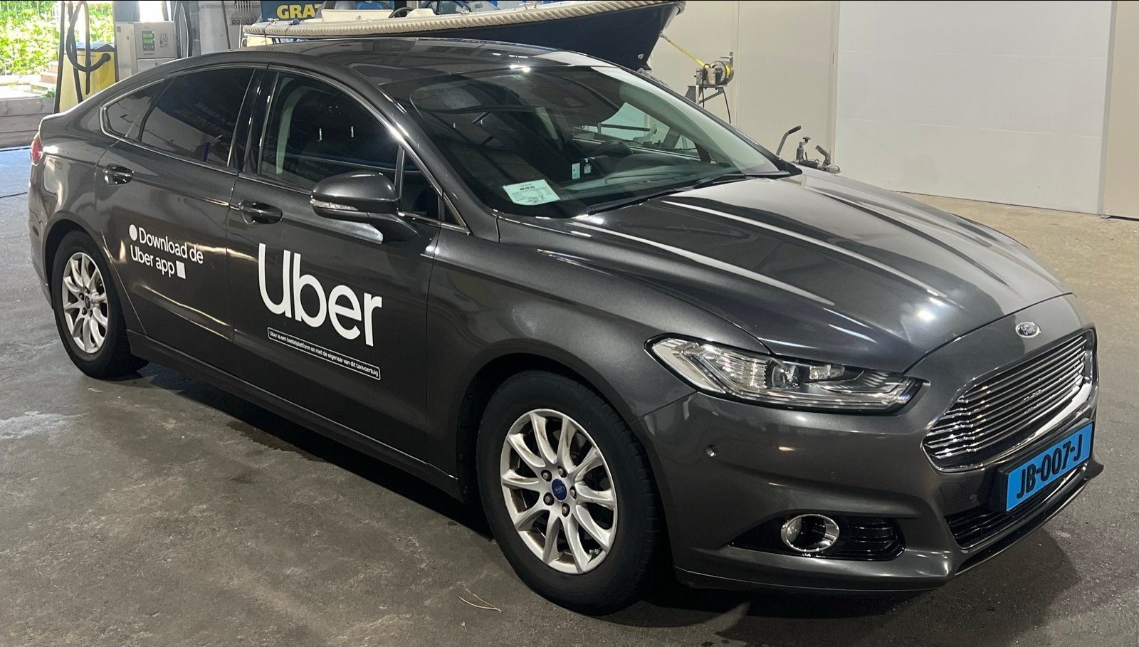 Taxi Klaar! Ford Mondeo 2.0 Tdci 110KW 5-D AUT 2016 Grijs, Auto's, Ford, 4 cilinders, Origineel Nederlands, Diesel, Particulier