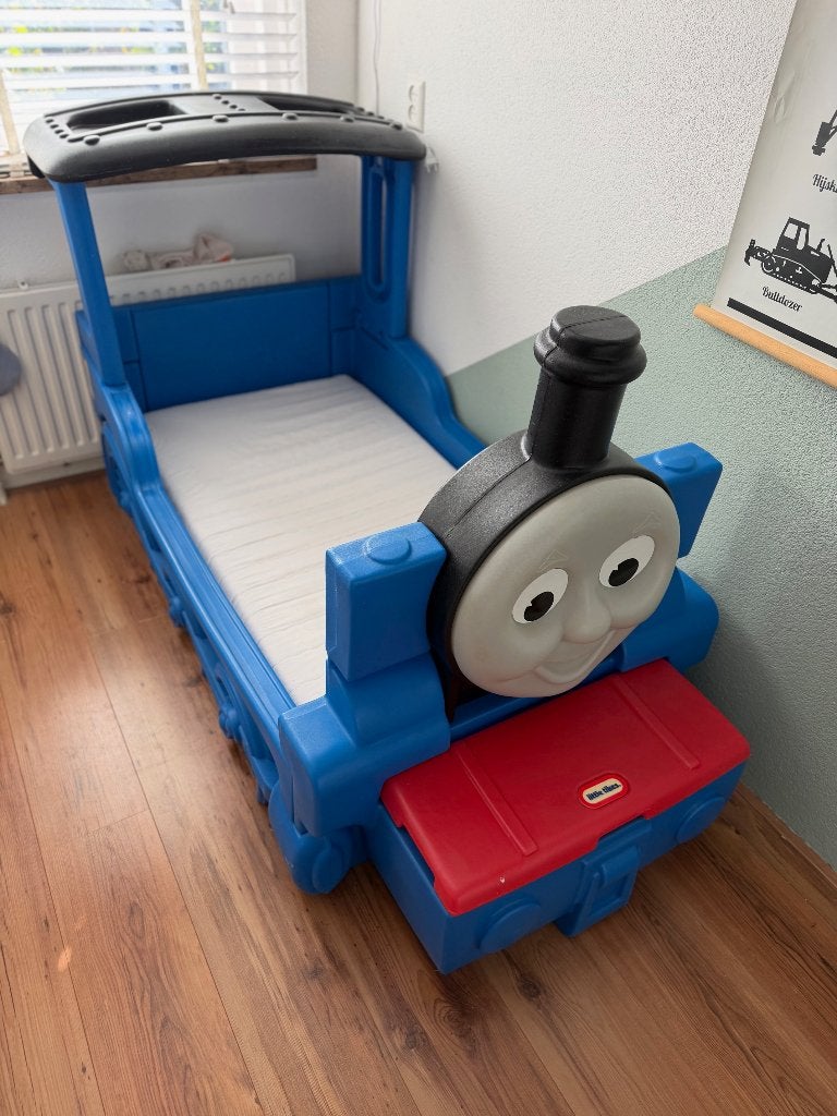 Thomas bed - Little tikes, Ophalen, Gebruikt, 70 tot 85 cm, Matras