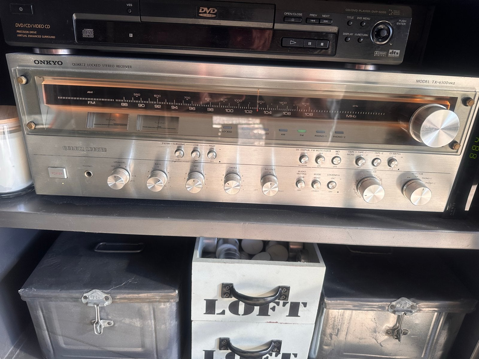 Onkyo TX-4500MKII Vintage Stereo Receiver, Ophalen of Verzenden, Zo goed als nieuw, 60 tot 120 watt, Stereo
