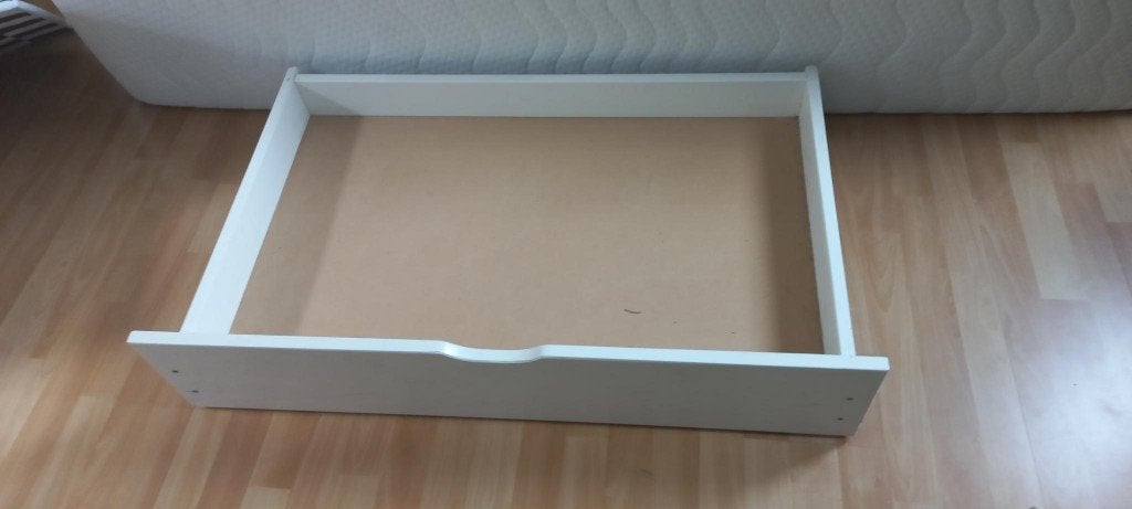 2 Bedlades, Huis en Inrichting, Slaapkamer | Bedden, Ophalen, Eenpersoons, Wit, Zo goed als nieuw