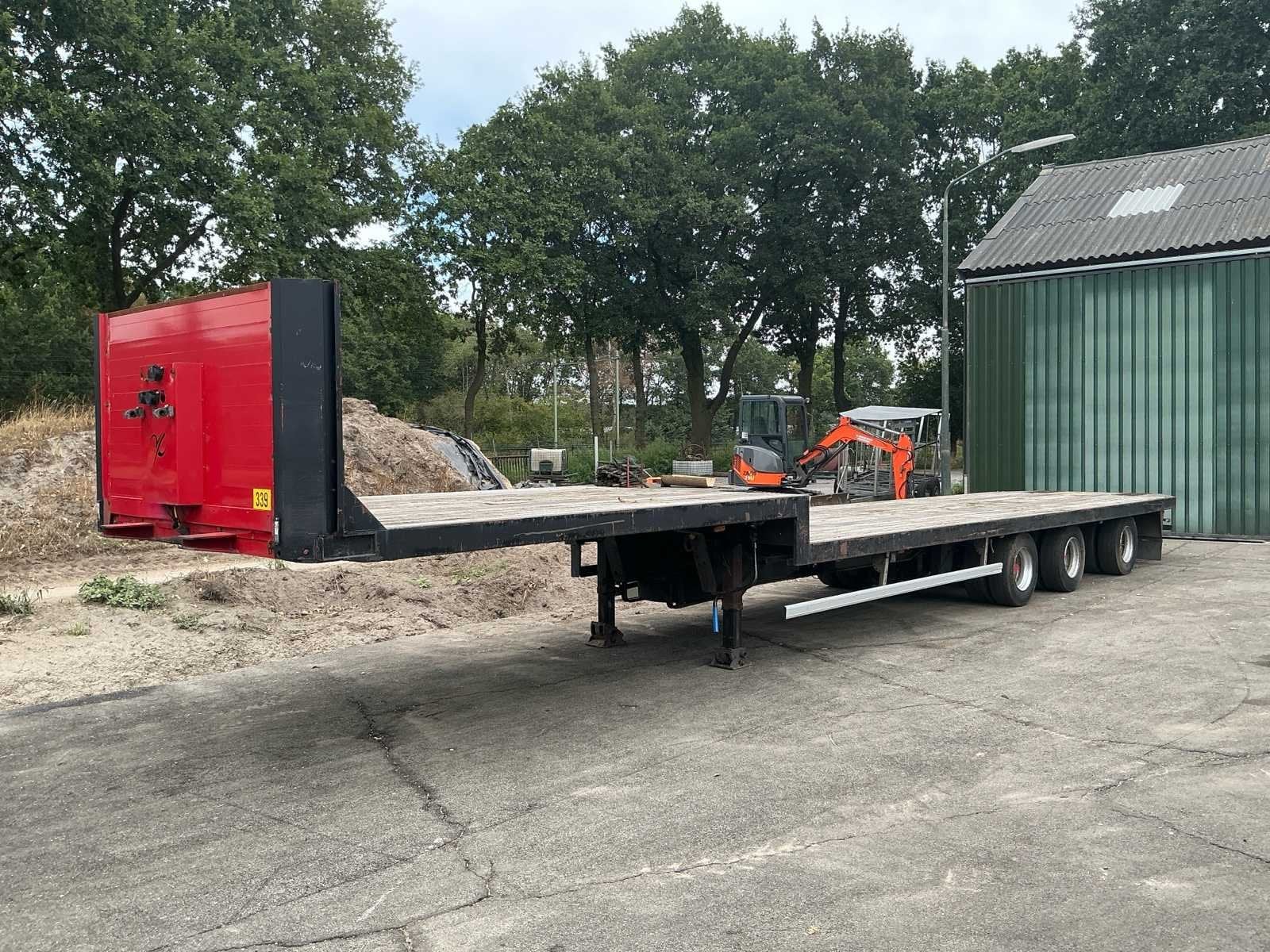 2009 Jumbo DO 280 ZSE 3-assige semi-dieplader – liftas –, Auto's, Overige brandstoffen, Origineel Nederlands, Bedrijf, Aanhangers en Opleggers
