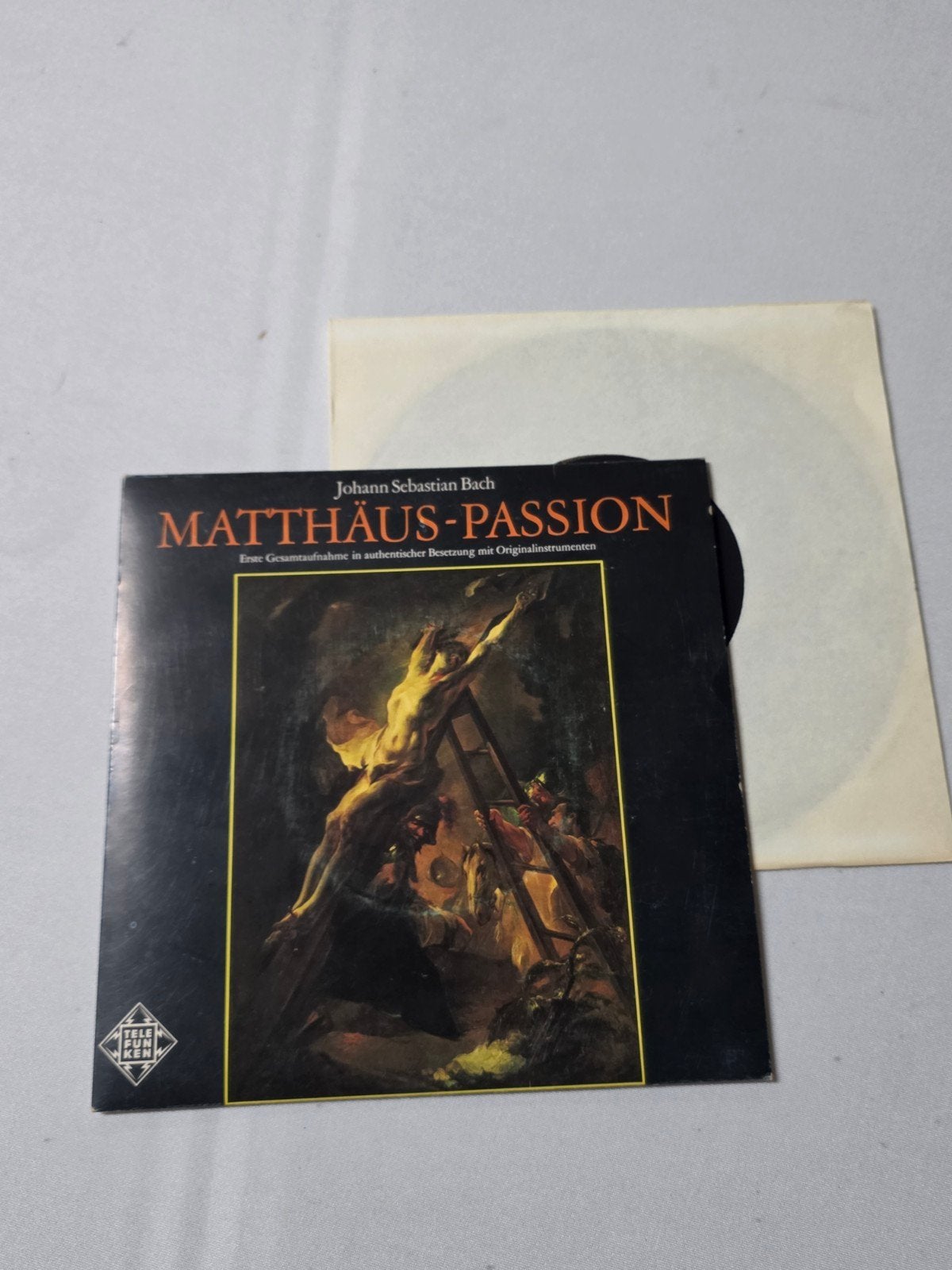 J.S. Bach - Matthäus-Passion - Nikolaus Harnoncourt, Gebruikt, Klassiek, 7 inch, Ophalen of Verzenden