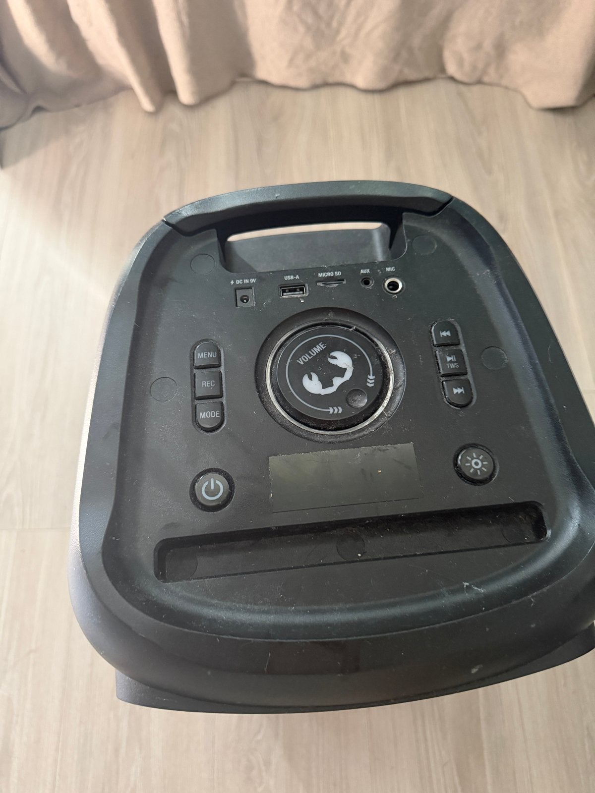Fresh N Rebel party speaker met Bluetooth en lichteffecten, Gebruikt, Party speaker, Bluetooth, Minder dan 60 watt