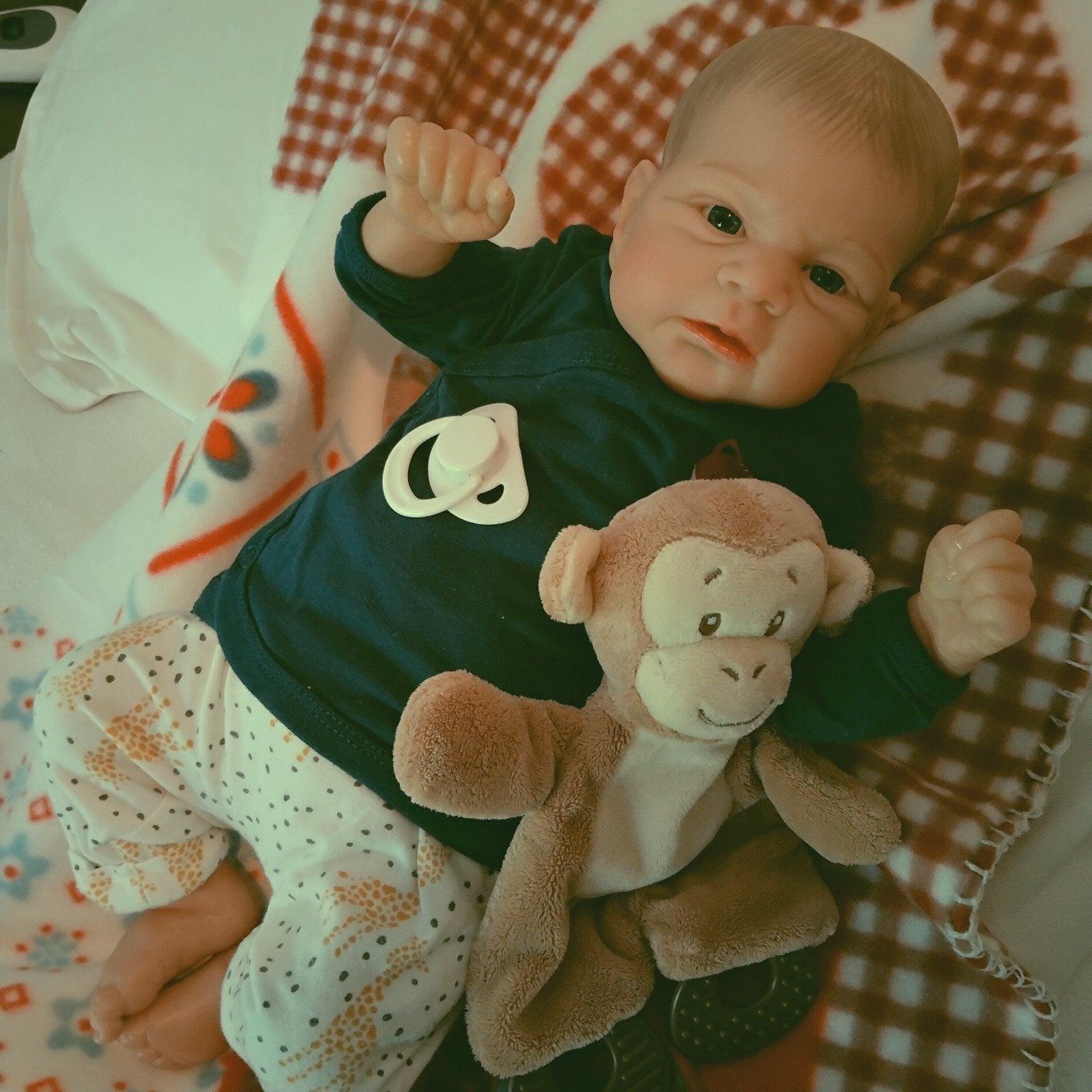 Reborn, Verzamelen, Ophalen of Verzenden, Zo goed als nieuw, Babypop, Levensecht of Reborn