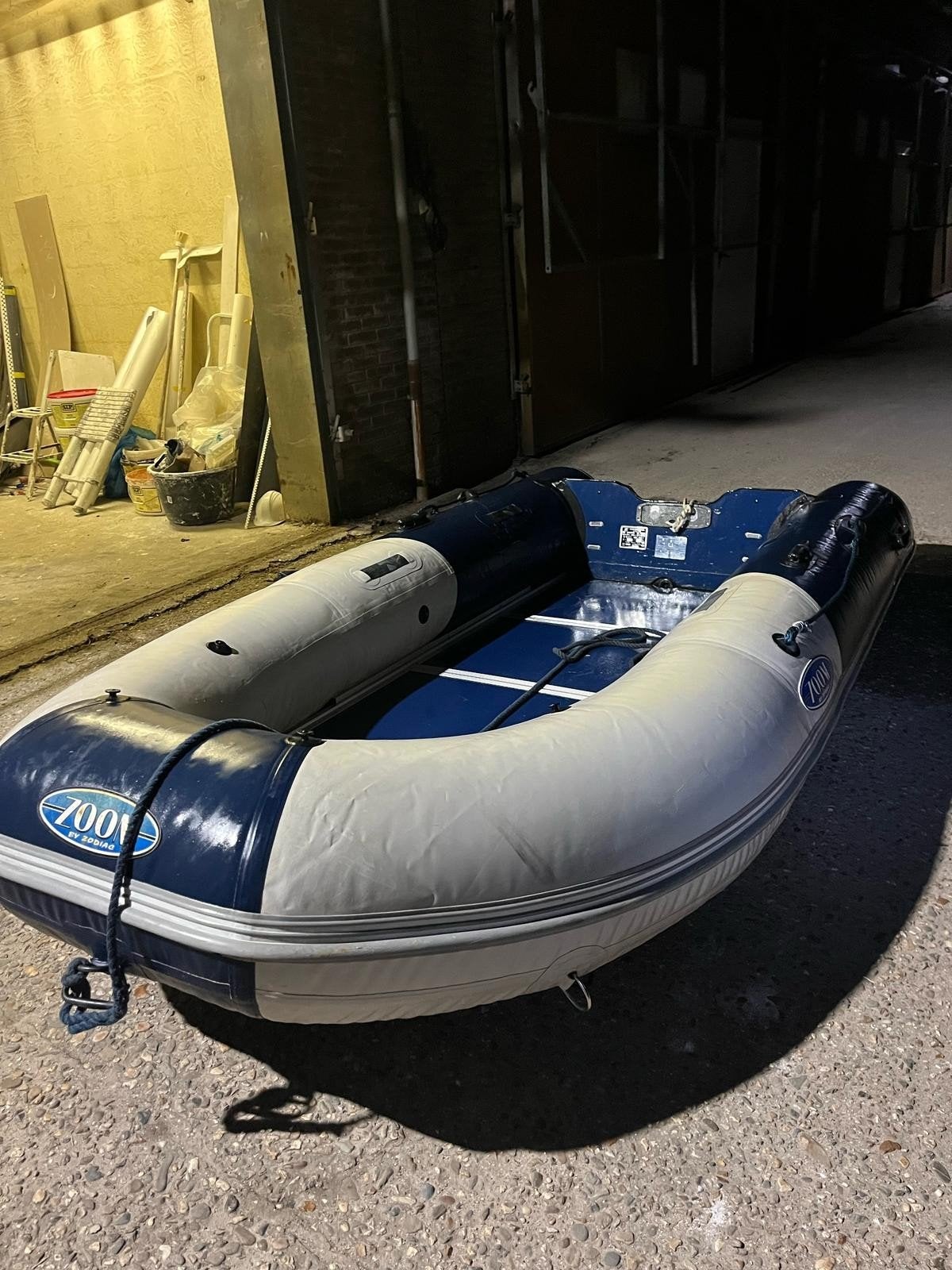 Rubberboot met motor, Watersport en Boten, Bootonderdelen, Ophalen, Gebruikt, Overige typen, Motorboot