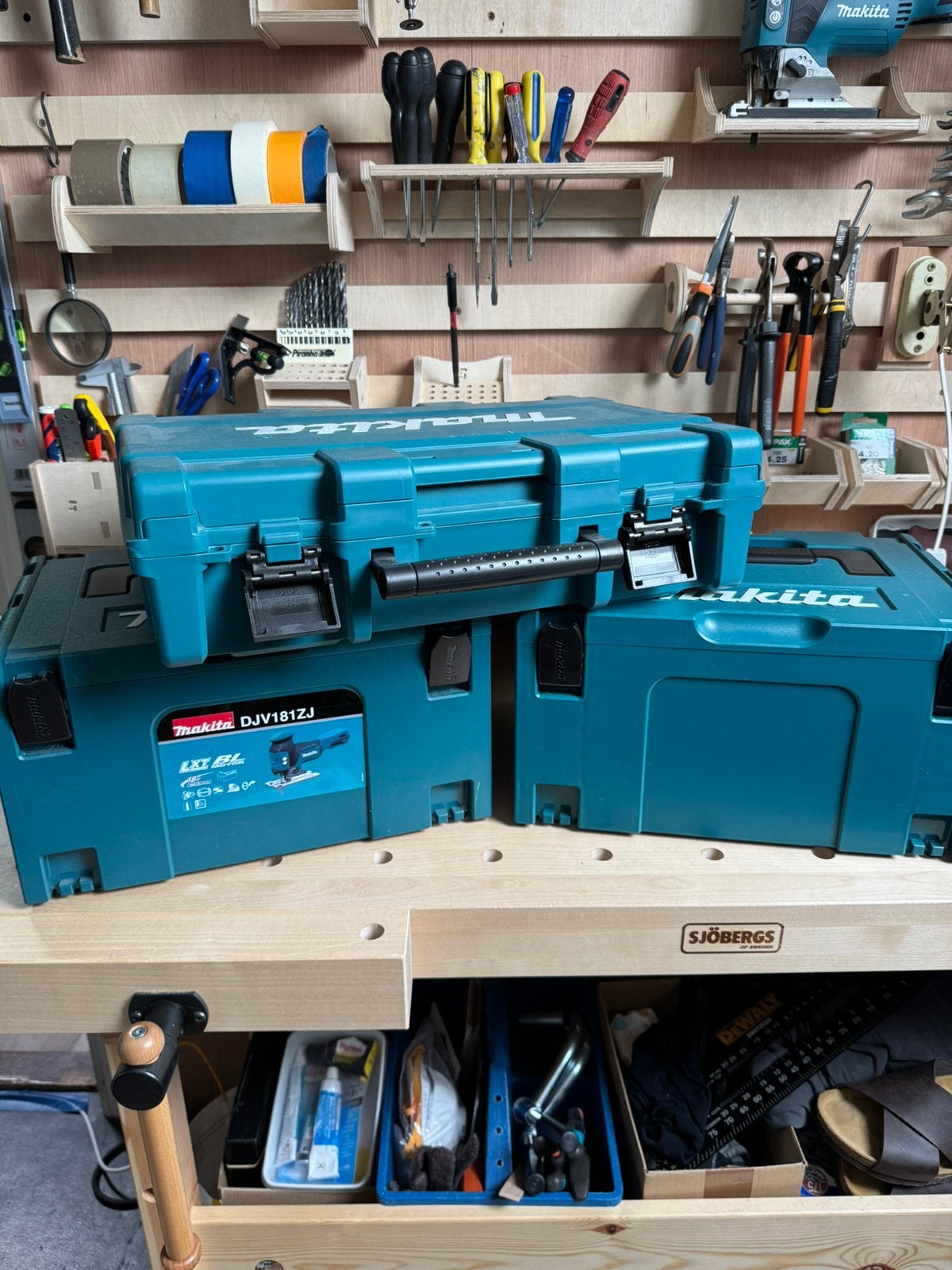 Makita Mbox met inlay 3 stuks