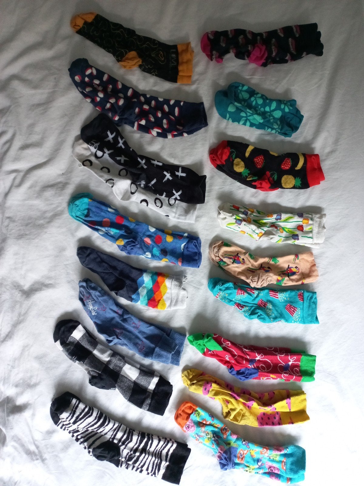 15 paar happy socks, Sokken en Kniesokken, Overige kleuren, Maat 35 t/m 38, Ophalen of Verzenden