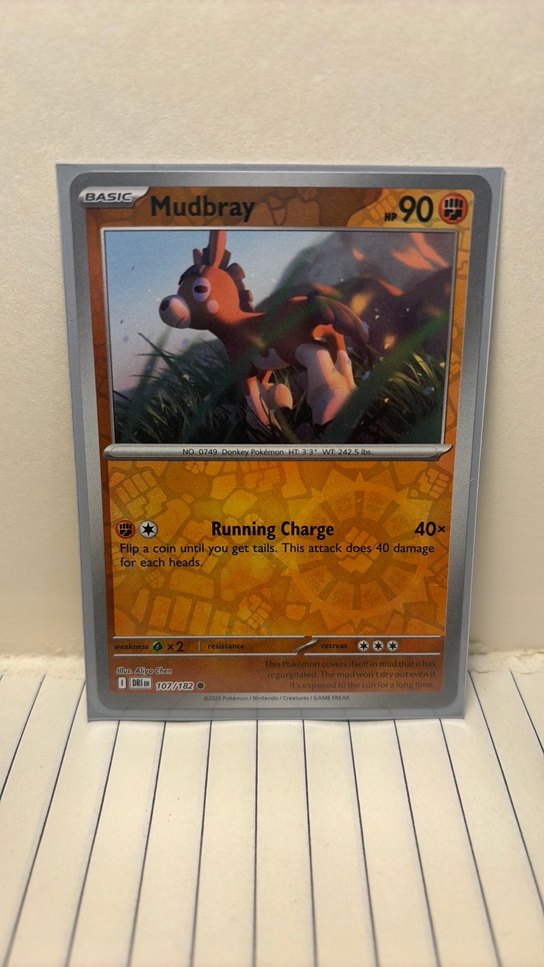 Mubray 107/182 paradox rift reverse holo pokemon kaart, Ophalen of Verzenden, Nieuw