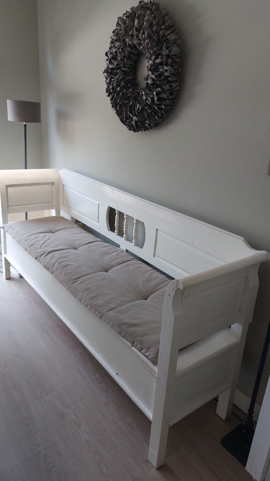 Klepbank, Huis en Inrichting, Banken | Bankstellen, Ophalen, Gebruikt, 75 tot 100 cm, Minder dan 150 cm