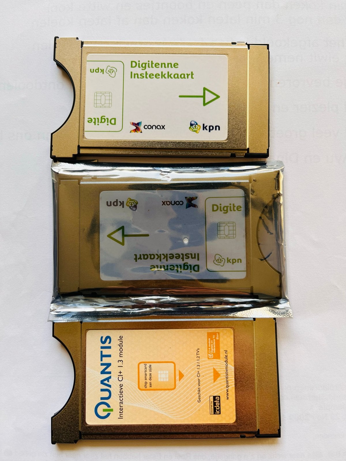 Digitenne Insteekkaart & Quantis CI+ 1.3 module, Ophalen of Verzenden, Nieuw, Decoder