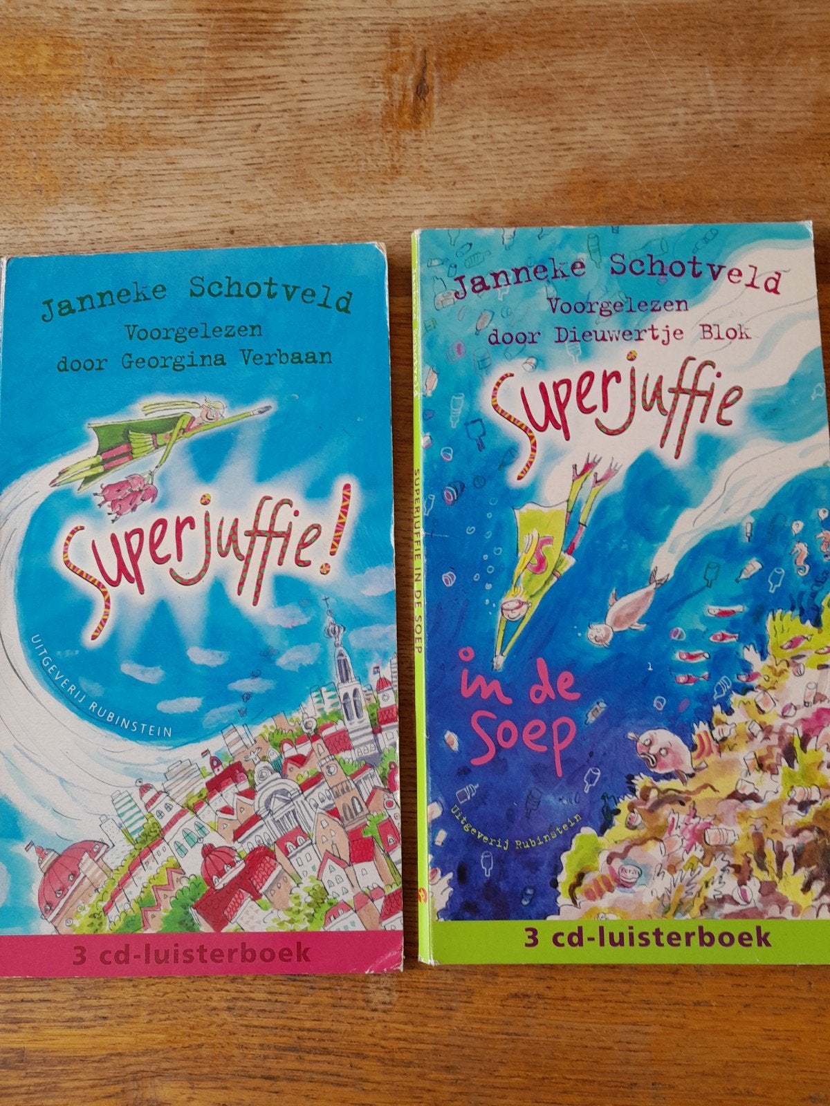 Janneke Schotveld - Superjuffie! En superjuffie in de soep, Boeken, Ophalen, Janneke Schotveld