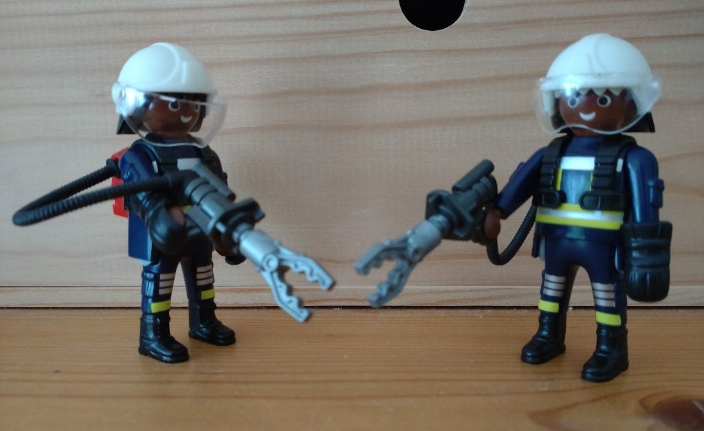 brandweermannen met hydraulische schaar, Losse onderdelen, Nieuw, Ophalen of Verzenden, City action