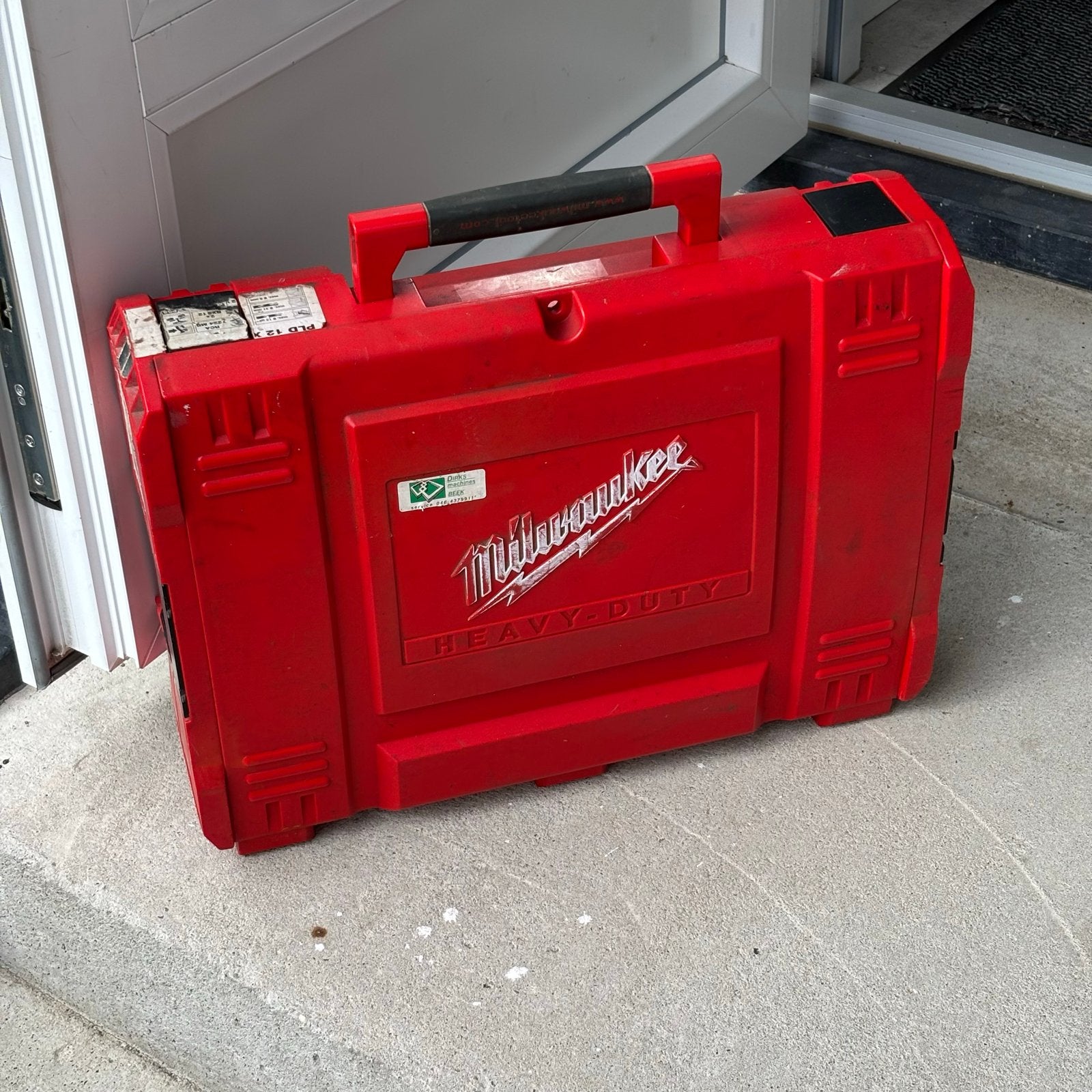 Milwaukee Accuboormachine PLD 12 met koffer en accessoires, Gebruikt, Variabele snelheid, Ophalen of Verzenden, Boor- en Schroefmachine