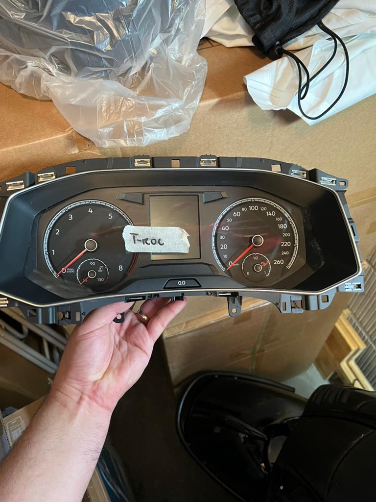 KM teller kilometerteller T-Roc 2020 instrumentenpaneel, Ophalen, Gebruikt, Volkswagen