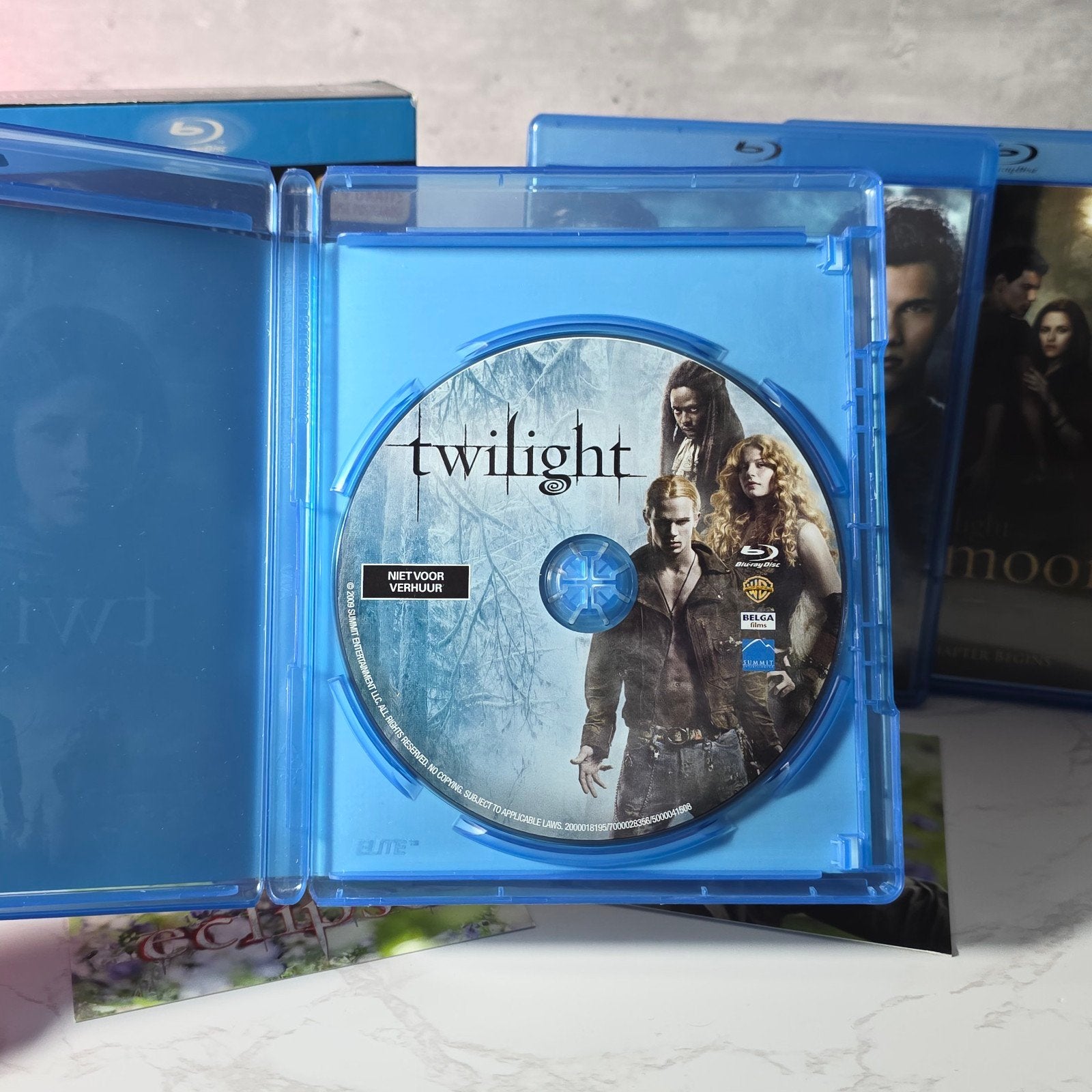 Twilight Saga 1 t/m 3 Blu-ray NL uitgave / sub, Engels, Nederlands, Drama, Ophalen of Verzenden