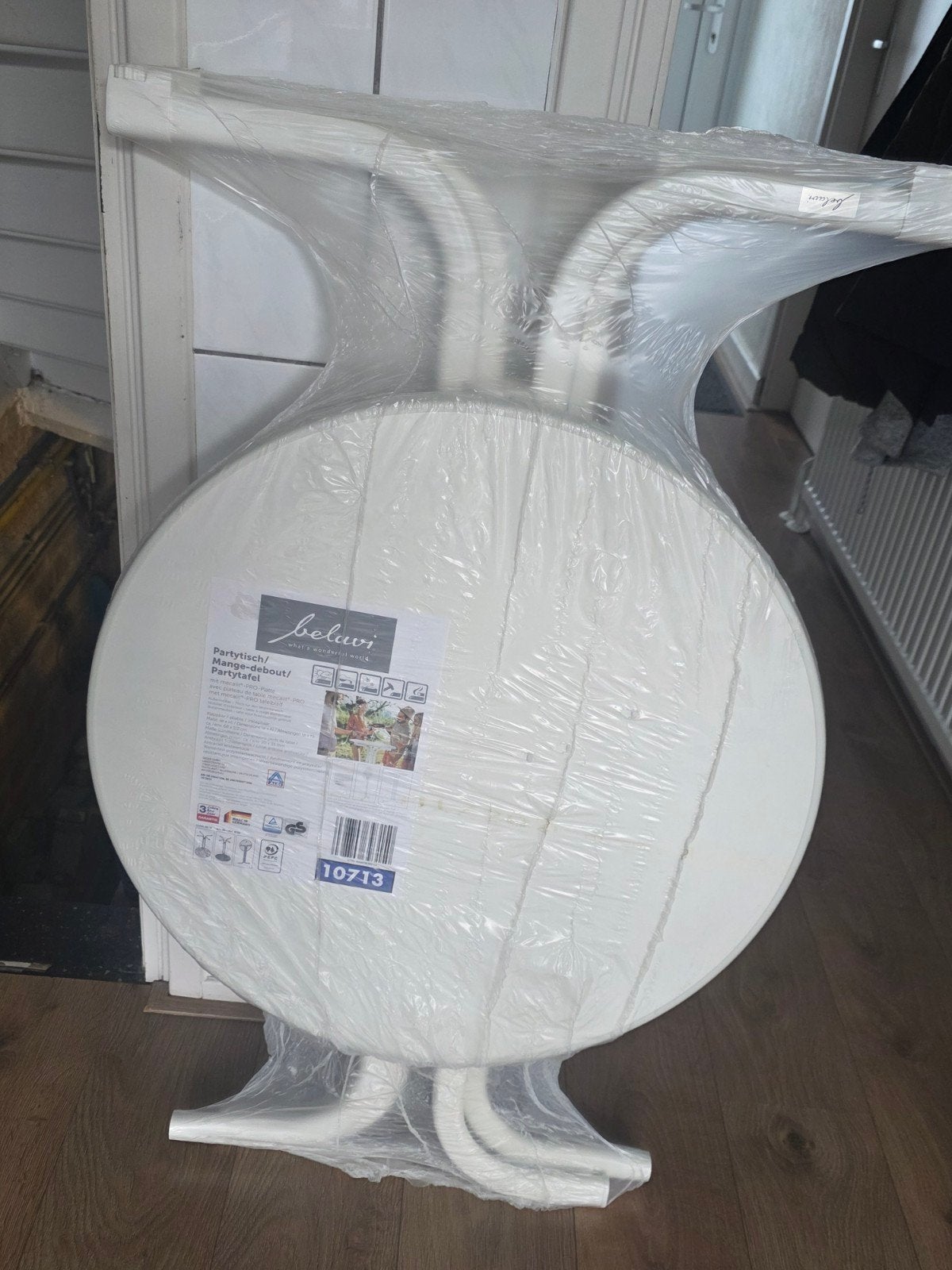 Belavi Partytisch/Mange-debout/Partytafel - Nieuw, Ophalen, Nieuw, Rond, Overige materialen