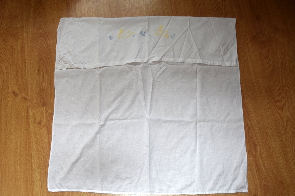 Schattig laken met konijntjes kinderkamer beddengoed, Verzenden, Wit, Jongetje of Meisje, Overige typen