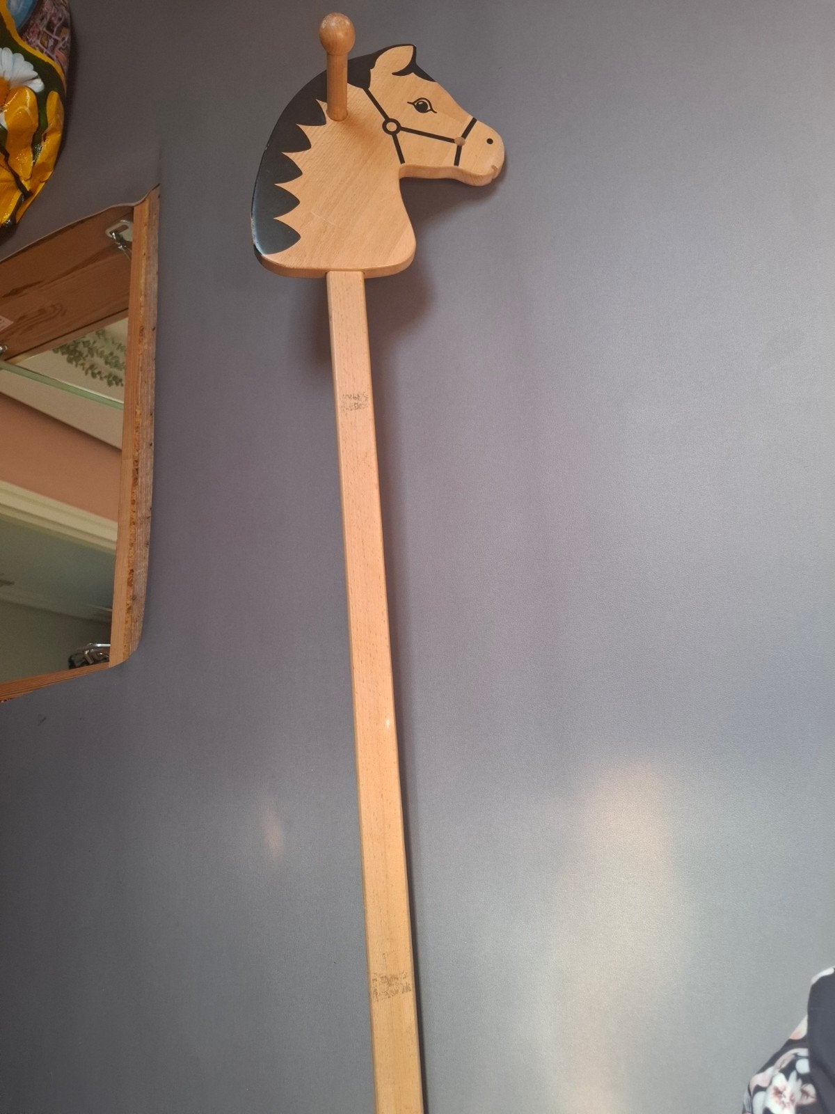 Houten stokpaardje voor uren speelplezier, Kinderen en Baby's, Speelgoed | Overig, Ophalen, Gebruikt, Jongen of Meisje