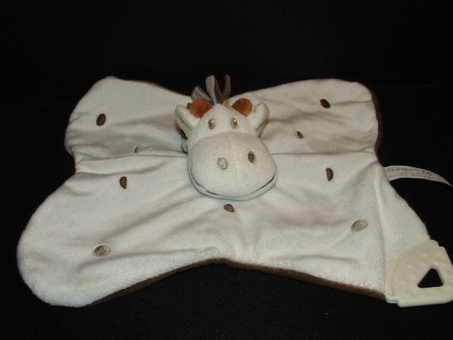 TIAMO GIRAFFE KNUFFELDOEKJE VELOURS WIT MET STIPPEN EN, Ophalen of Verzenden, Nieuw, Overige typen