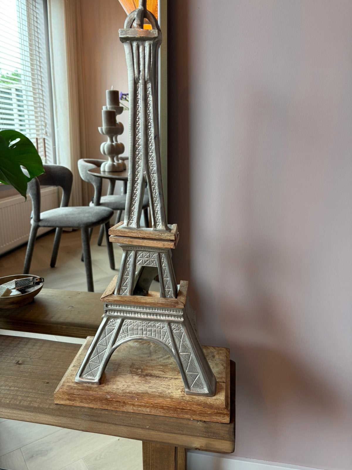 Eiffeltoren Riviera Maison, Huis en Inrichting, Ophalen, Hout, Bruin, Landelijk