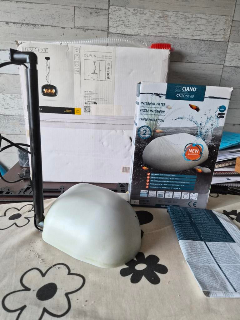 Ciano CFstone 80 intern aquariumfilter, Dieren en Toebehoren, Vissen | Aquaria en Toebehoren, Ophalen, Zo goed als nieuw