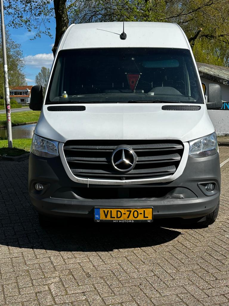 Mercedes-Benz Sprinter 316 2.1 CDI 120KW 2019 Wit, Auto's, Bestelauto's, Particulier, 360° camera, ABS, Achteruitrijcamera, Adaptieve lichten