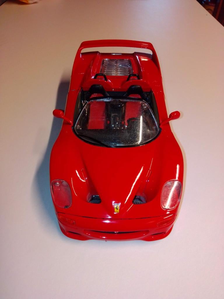 Ferrari F50 Schaalmodel - Rood, Gedetailleerd, Ophalen of Verzenden, Zo goed als nieuw, Auto, Overige merken