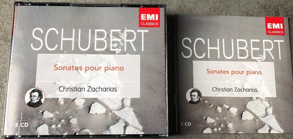 SCHUBERT - DE PIANO SONATES - CHRISTIAN ZACHARIAS -, Cd's en Dvd's, Ophalen of Verzenden, Zo goed als nieuw, Boxset, Schubert