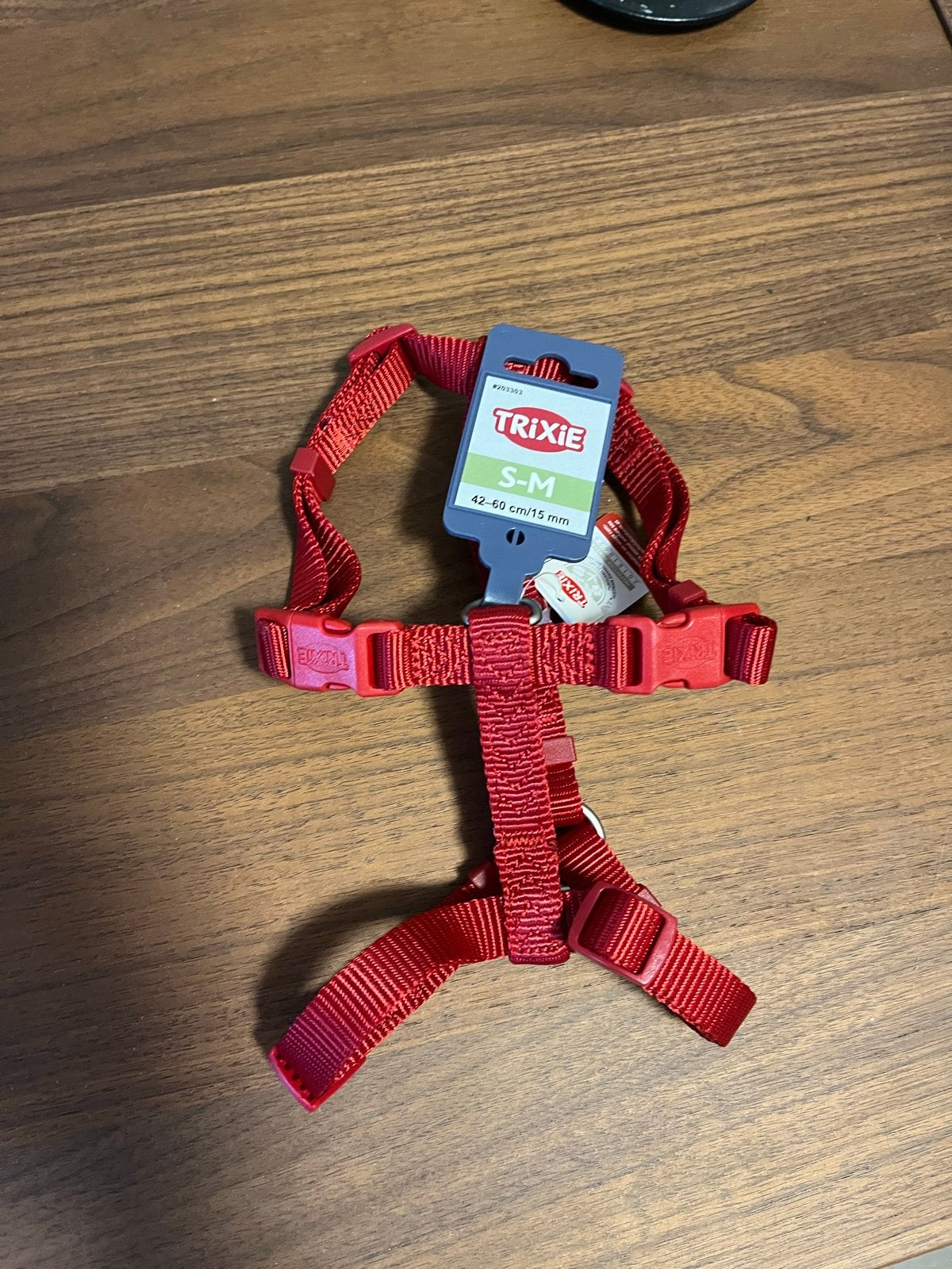 Hondentuigje S/M rood, Dieren en Toebehoren, Honden-accessoires, Ophalen of Verzenden, Nieuw