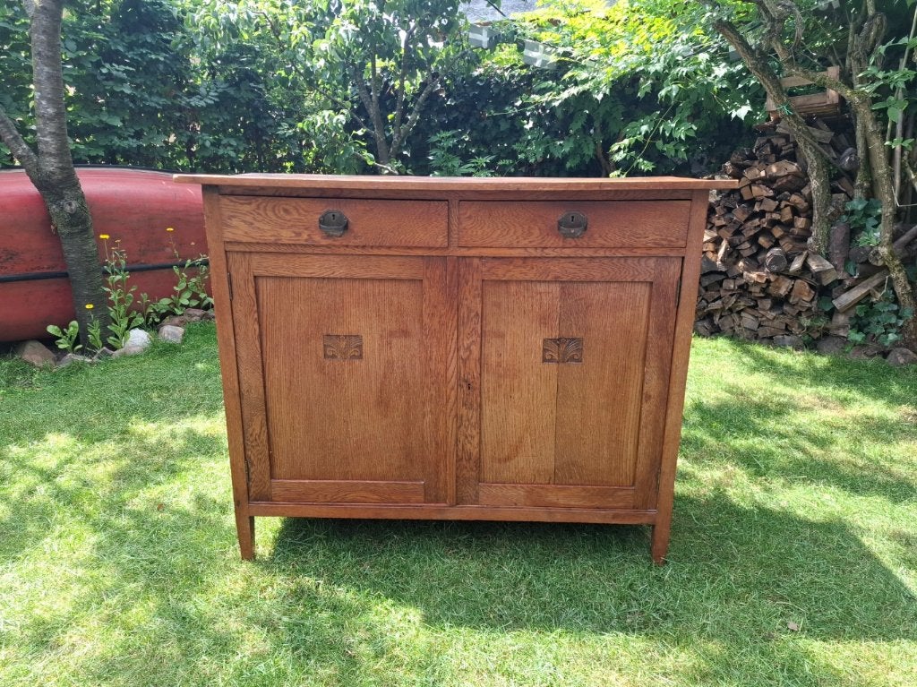Prachtig Antiek Eiken Dressoir / Commode Jaren '20 '30, Antiek en Kunst, Antiek | Meubels | Kasten, Ophalen