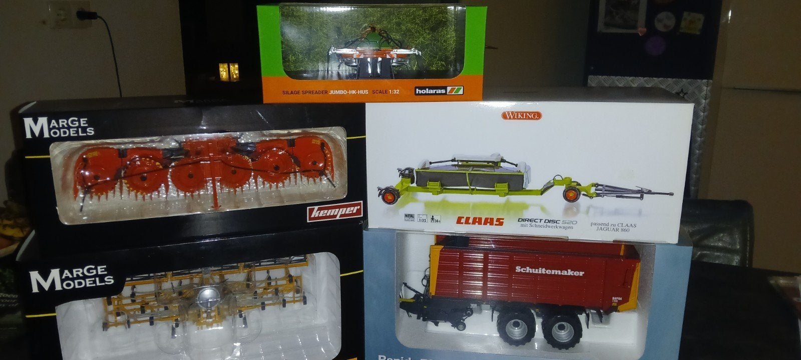 Verzameling landbouw miniaturen (Marge Models, Wiking), Ophalen of Verzenden, Nieuw, Tractor of Landbouw, Overige merken