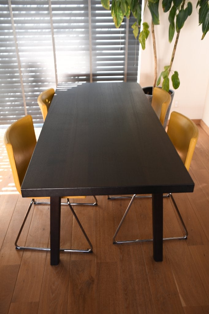 Set van 4 Ikea Bernard Stoelen (leder, kleur geel), Ophalen, Gebruikt, Overige kleuren, Vier