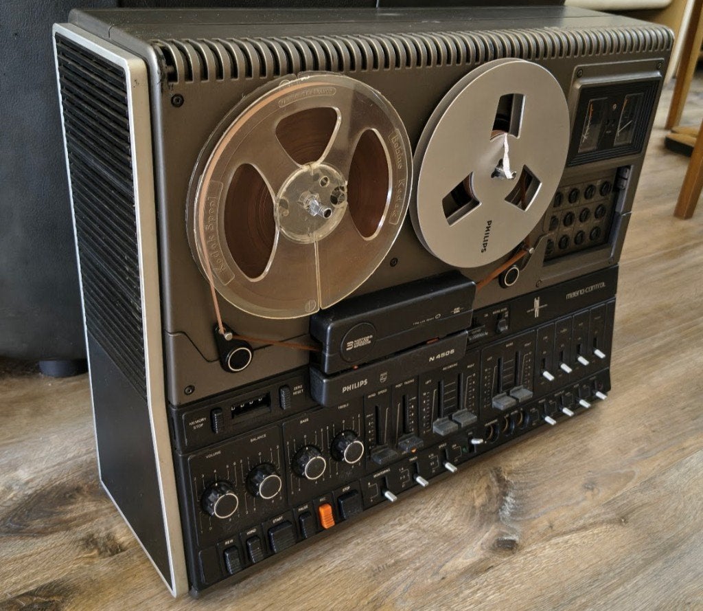 Philips N5406, Audio, Tv en Foto, Bandrecorders, Bandrecorder, Met stofkap, Met banden, Ophalen