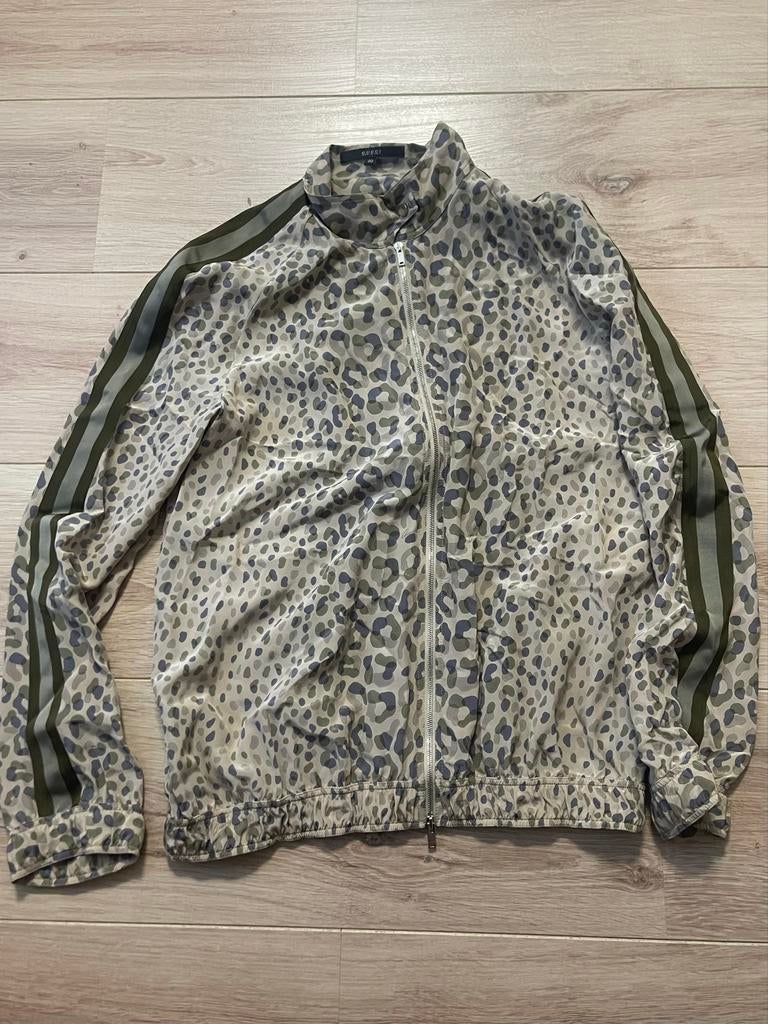 Gucci vest met legerprint - Maat 40, Ophalen of Verzenden, Zo goed als nieuw, Maat 38/40 (M), Groen