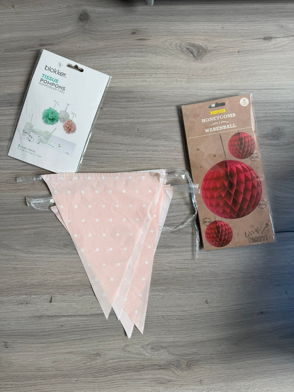 Babyshower /geboorte meisje, Hobby en Vrije tijd, Feestartikelen, Ophalen, Gebruikt, Versiering, Geboorte of Huwelijk