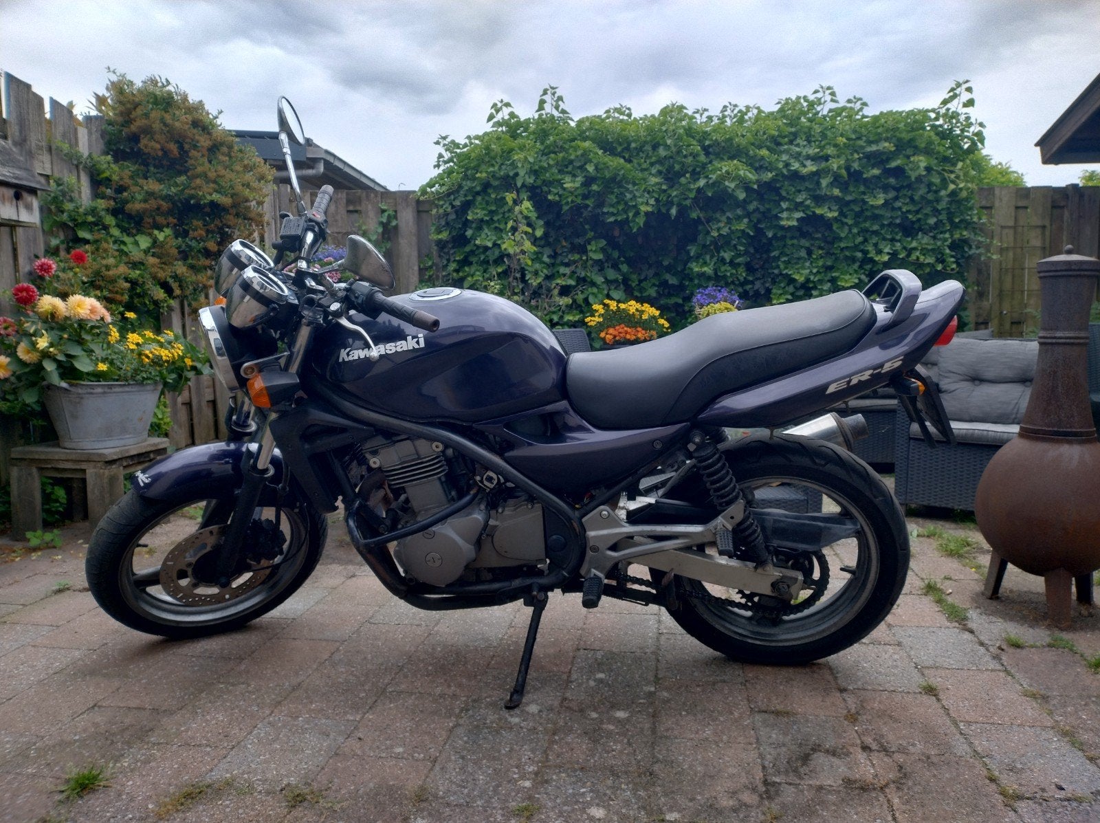 Kawasaki Er-5  bj 2003 500cc, Gebruikt, Particulier, Minimaal motorrijbewijs A2, Handgeschakeld