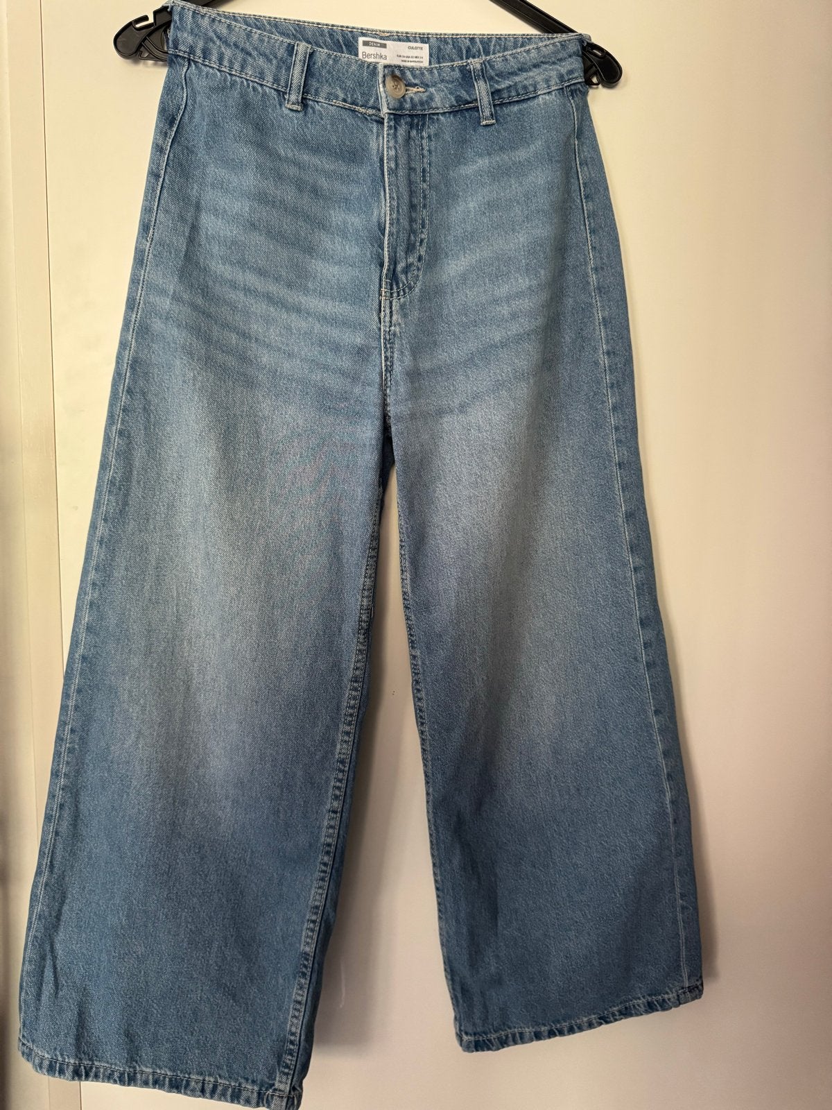Bershka Culotte Jeans - Maat 34 (XS), Zo goed als nieuw, Driekwart, Maat 34 (XS) of kleiner, Verzenden