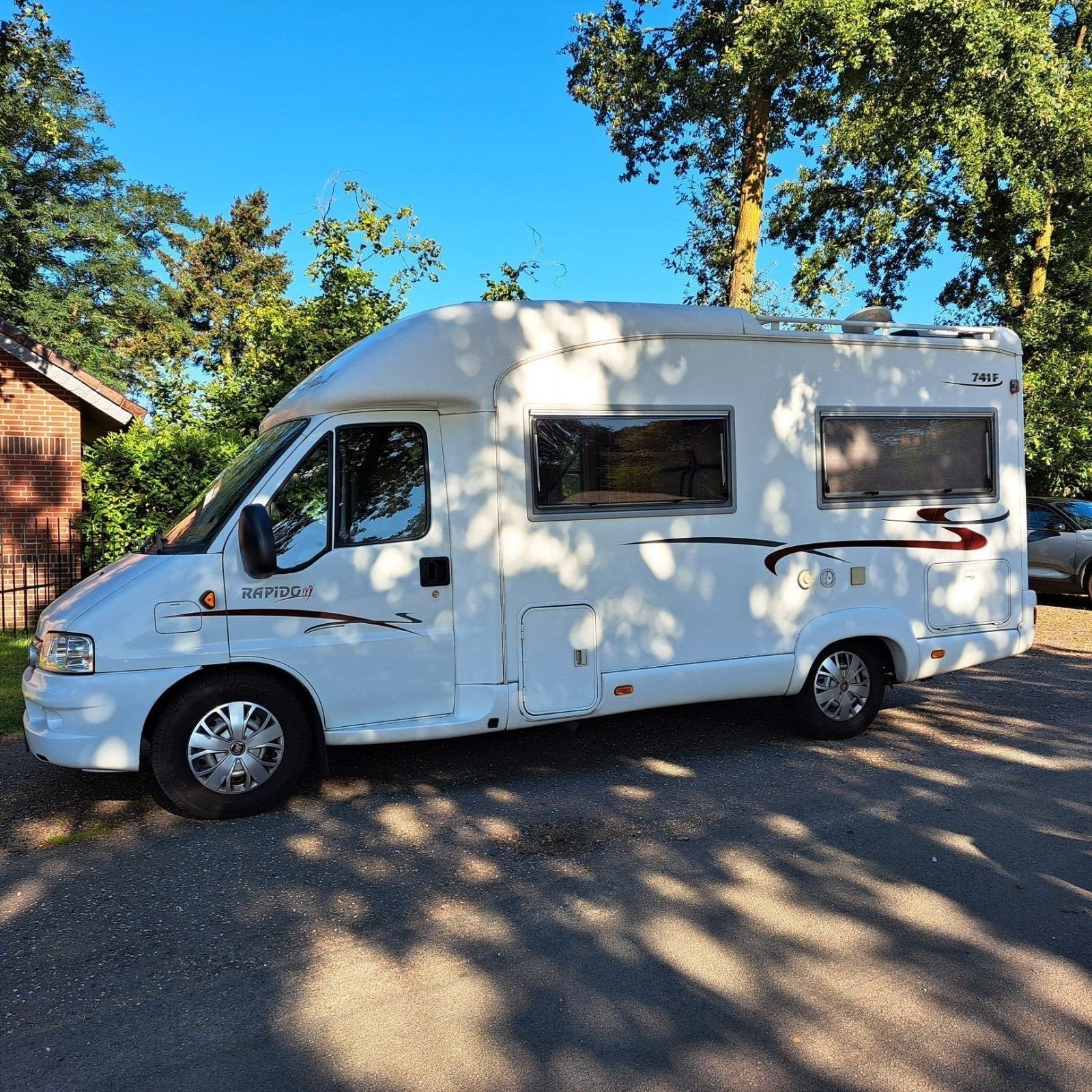 camper rapido 2003 te koop 6.20 meter, Caravans en Kamperen, Campers, Chemisch toilet, Ringverwarming, Fiat, Half-integraal