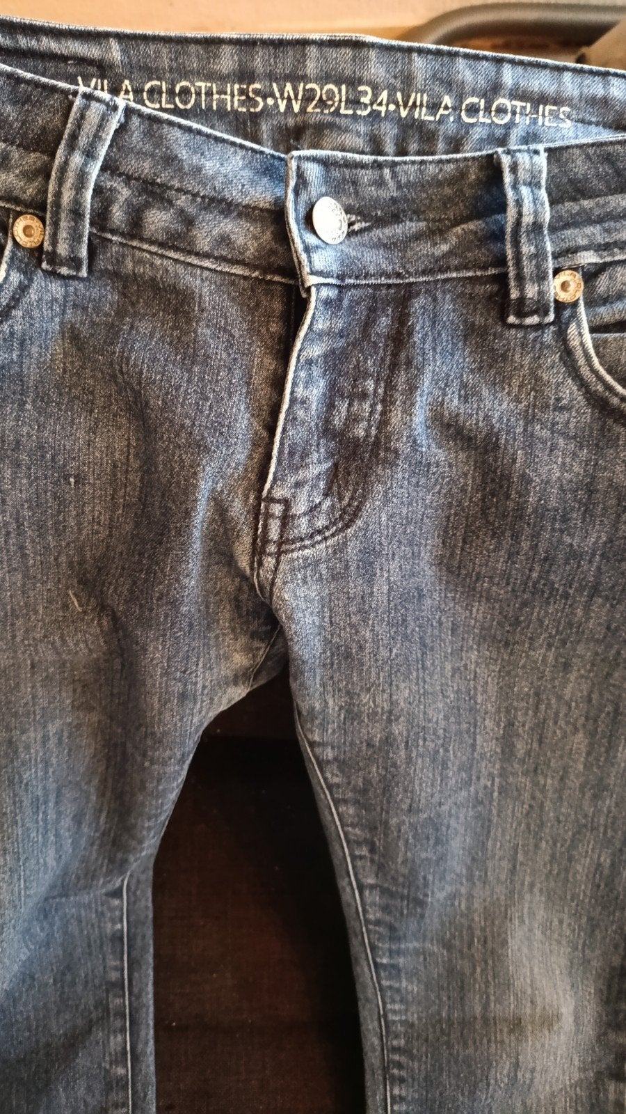 Vila Clothes Jeans - W29L34, Blauw, Ophalen of Verzenden, W28 - W29 (confectie 36), Gedragen