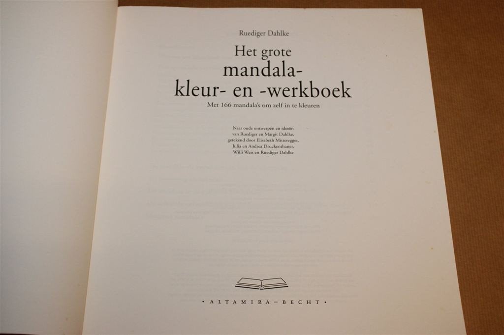 Mandala Kleur- en Werkboek — 166 Mandalas Ongekleurd, Boeken, Ophalen of Verzenden, Gelezen, Overige onderwerpen