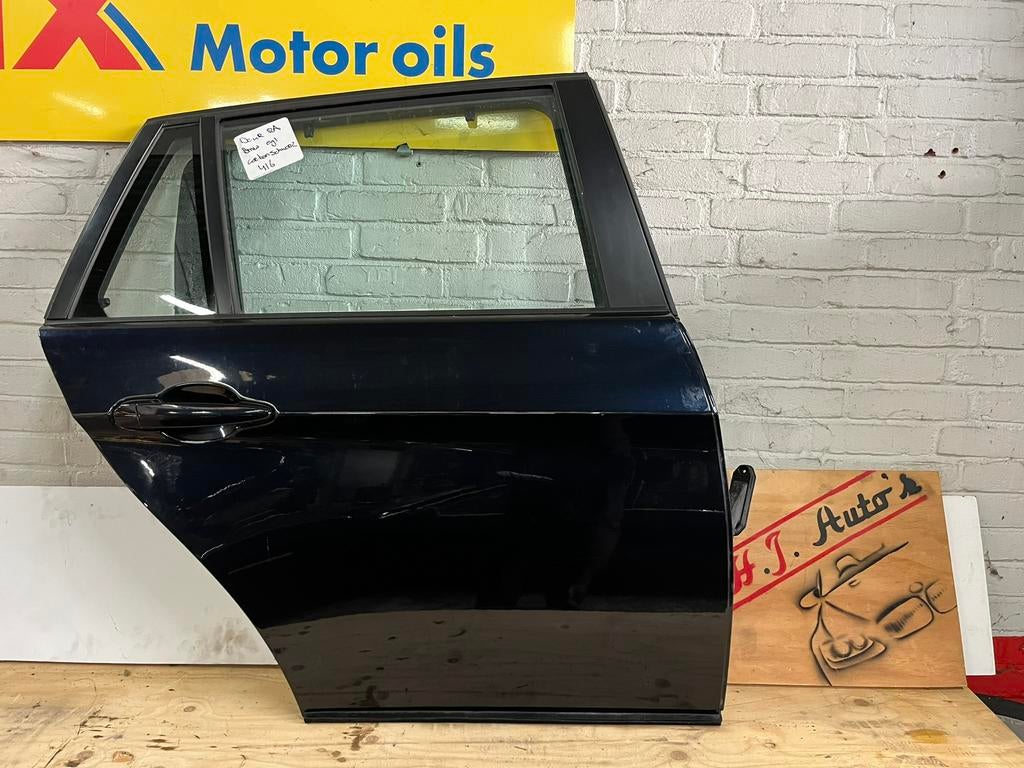 BMW e91 deur rechts achter deur rechts carbonschwarz 416, Gebruikt, Ophalen of Verzenden, BMW, Voor